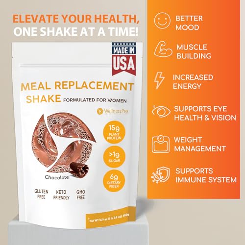 HARMONIFY Meal Replacement Shake for Women with Chocolate Flavor, 15g Plant Based HARMONIFY uk supplements