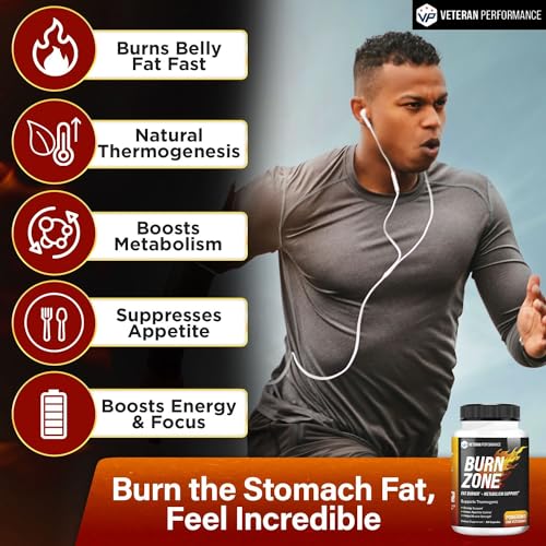 Veteran Performance Burn Zone Thermogenic Fat Burner – Metabolism Booster Appetite Veteran Performance uk supplements