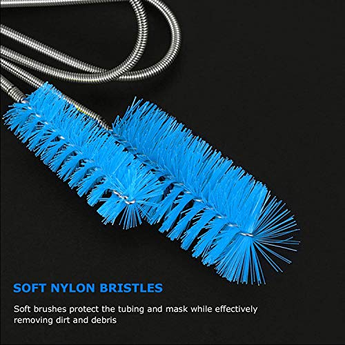 CPAP Tube Cleaning Brush-7 Feet Flexible + 7 Inches Handy Stainless Steel SUNMU uk supplements