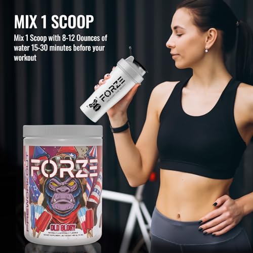 Forze Pre Workout Powder, Beta Alanine, L-Taurine & Dual-Source Caffeine for Sustained Forze uk supplements
