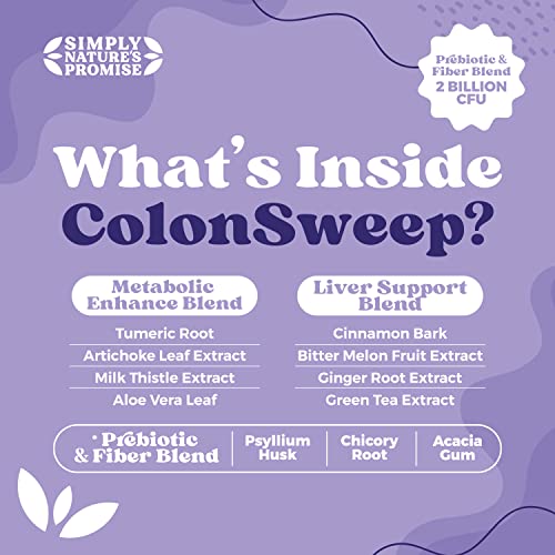 Simply Nature's Promise - ColonSweep Psyllium Husk Powder Colon Cleanser, 8 oz. COLON SWEEP uk supplements