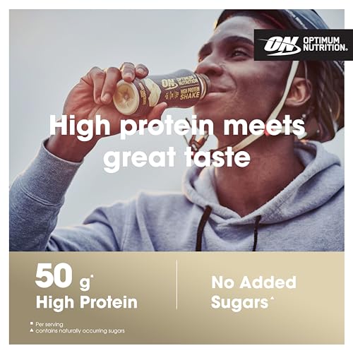 Optimum Nutrition High Protein Shake Bottles, Ready To Drink Healthy Snacks, No added Optimum Nutrition uk supplements