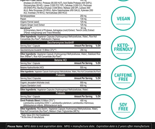 ONNIT Total Gut Health - Complete Probiotics & Digestive Enzyme Supplement ONNIT uk supplements