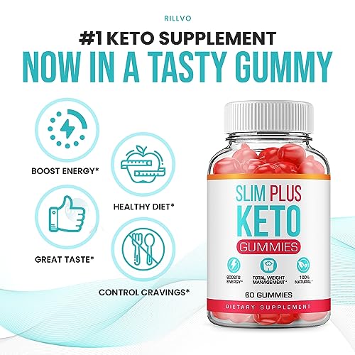 (5 Pack) Slim Plus Keto ACV Gummies - Official - Keto Slim Plus ACV Advanced Weight Loss Rillvo uk supplements