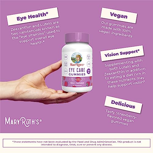 MaryRuth's Eye Care Gummies | Zeaxanthin and Lutein | 45 Day Supply MaryRuth Organics uk supplements