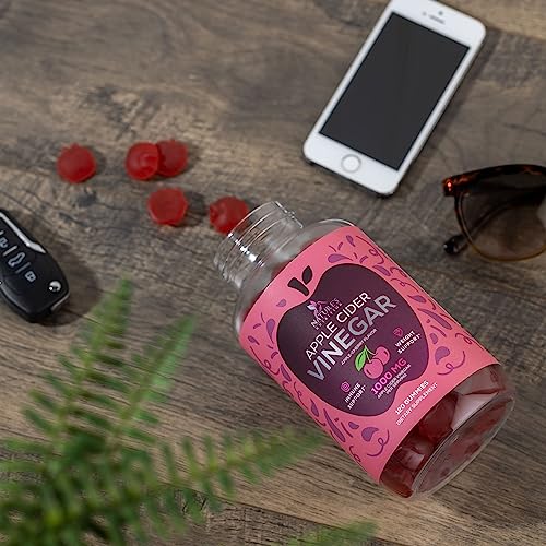 Vegan Apple Cider Vinegar Gummies | Max Strength 1000mg | Gelatin-Free, Vegan, Non-GMO Nature's Nutrition uk supplements