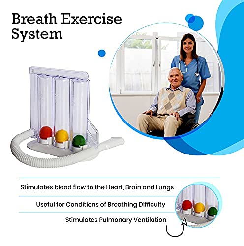 HealthAndYoga(TM) Deep Breathing Exerciser - Breath Exercise Measure SoulGenie uk supplements