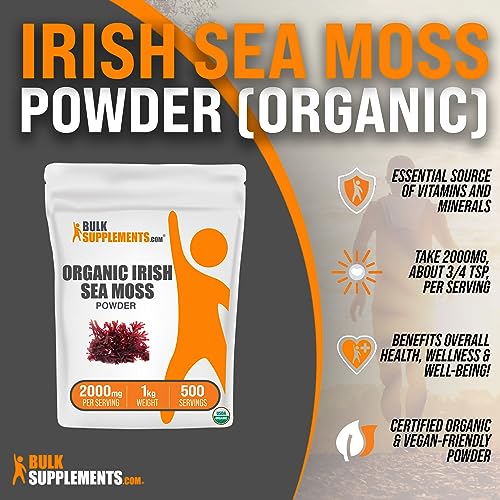 BULKSUPPLEMENTS.COM Organic Irish Sea Moss Powder - Sea Moss Supplement BULKSUPPLEMENTS.COM uk supplements