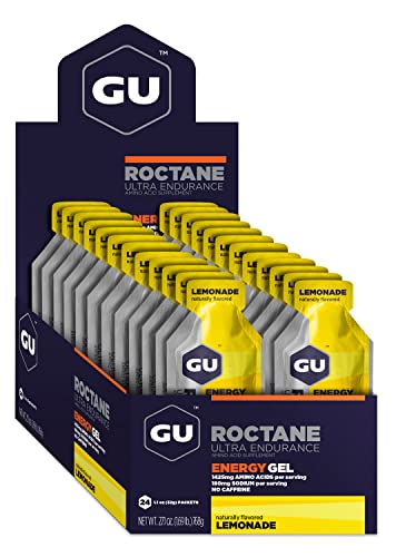 GU Energy Roctane Ultra Endurance Energy Gel, 24-Count, Lemonade GU Energy uk supplements