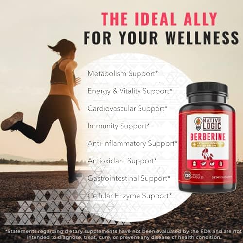 Native Logic Berberine HCL 1200mg with Ceylon Cinnamon, Bitter Melon, and Green Tea Native Logic uk supplements