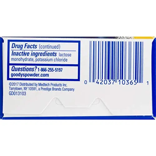 Goody's Extra Strength Powders | Fast Pain Relief | Aspirin & Caffeine | 24 Count Goody's uk supplements