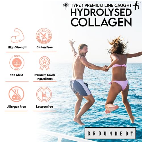 Hydrolysed Marine Collagen 700mg with Hyaluronic Acid, Vitamin C, Vitamin E, Copper & Biotin G R O U N D E D COFFEE SCRUB uk supplements