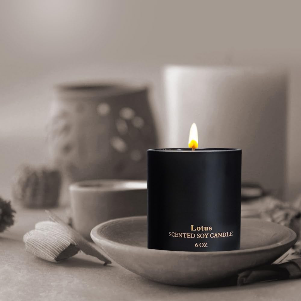 Scented Candles for Women,Premium Lotus Aromatherapy Candles, Home Scented Candle Kelly's Custom Candles uk supplements