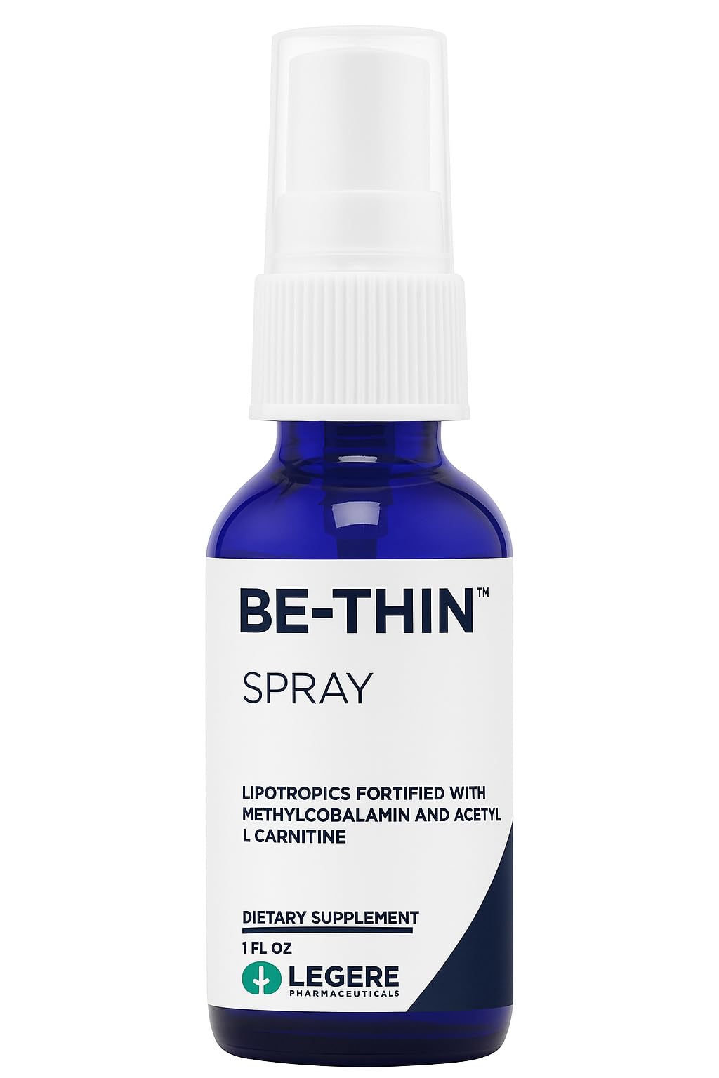 ES Global Brands Legere Pharmaceuticals Be-Thin Nutrient & Energy Support Spray – MIC Spray, Methionine, Inositol, Choline, Amino Acids, B12, – Wellness & Clean Energy, 1 fl oz ES Global Brands uk supplements