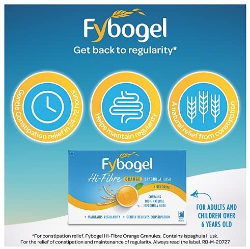 Fybogel Orange - 30 Sachets x 2 Packs Fybogel uk supplements