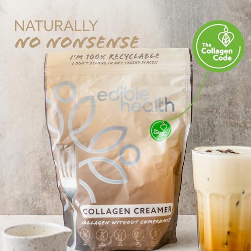High Protein Bovine Collagen Creamer, Great With Coffee, Hot Chocolate, Smoothies & Porridge Edible Health uk supplements