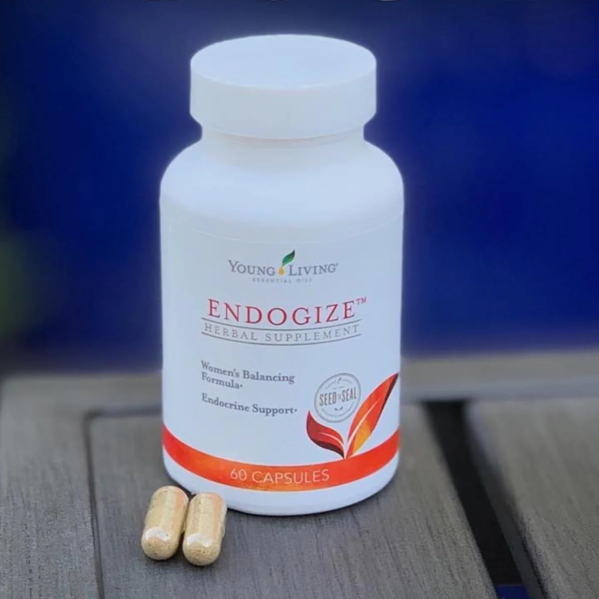 Young Living - EndoGize 60 Capsules | Hormonal Health & Endocrine System Support with Essential Oils | Daily Herbal Supplement for Women's Wellness & Balancing Formula Young Living uk supplements