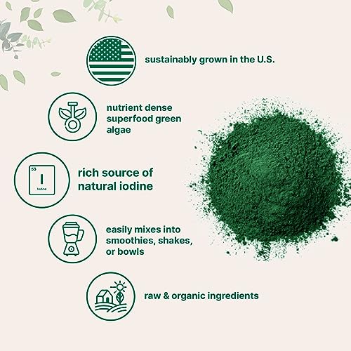 Organic Kelp Powder Supplement, 2lbs | Sustainably US Grown, Raw Ascophyllum Nodosum Micro Ingredients uk supplements