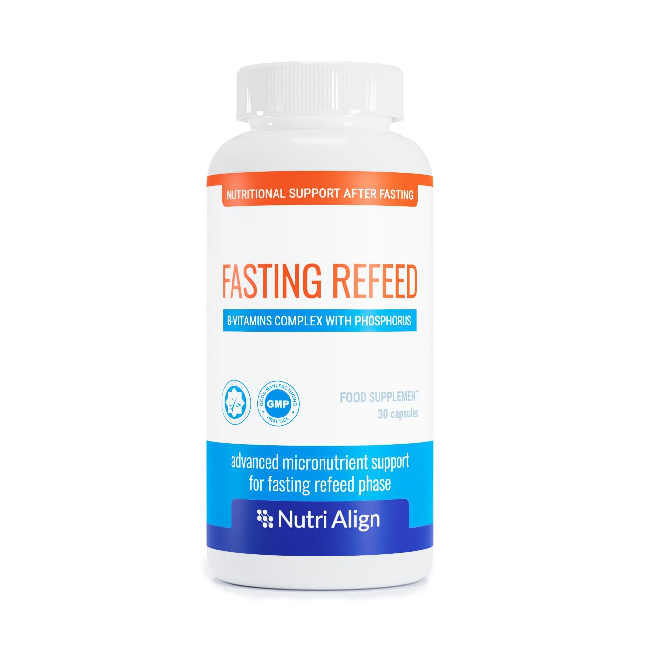 Nutri-Align Fasting Refeed Multivitamin | 30 Fasting Multi Vitamin Capsules | Multivitamin for Men & Women | Vitamin B Complex, Phosphorus & Vitamin D & C Fasting Multivitamins | Gluten Free Nutri-Align uk supplements