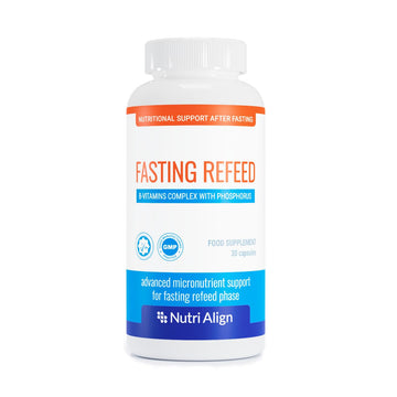 Nutri-Align Fasting Refeed Multivitamin | 30 Fasting Multi Vitamin Capsules | Multivitamin for Men & Women | Vitamin B Complex, Phosphorus & Vitamin D & C Fasting Multivitamins | Gluten Free Nutri-Align uk supplements