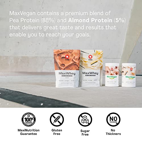 MaxiNutrition - MaxVegan Protein Powder, Chocolate - Plant Based Protein Food Supplement MaxiNutrition uk supplements