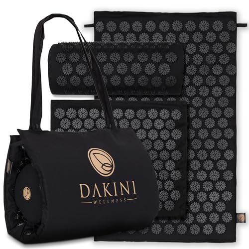 Acupressure Mat and Pillow Set with Extra Mini Accupressure Massage Mat - Organic Cotton Dakini uk supplements