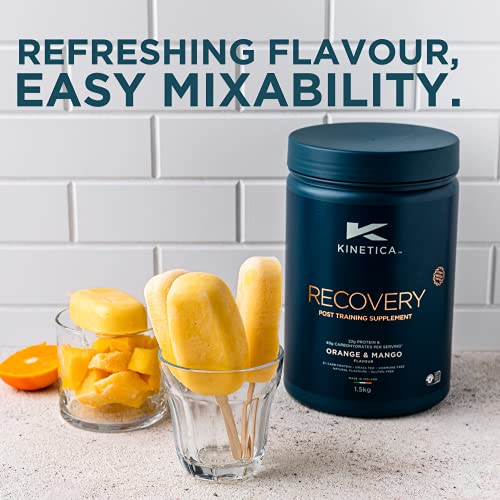 Kinetica Recovery Powder, Post Workout Drink, Muscle Repair and Energy Store Replenisher Kinetica uk supplements