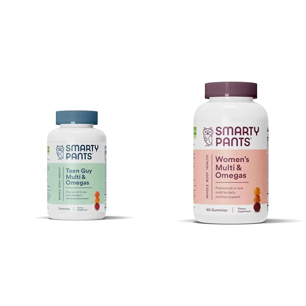 SmartyPants Teen Guy Multivitamin Gummies: Omega 3 Fish Oil (EPA/DHA) & Women's Multivitamin Gummies: Omega 3 Fish Oil (EPA/DHA) SmartyPants uk supplements