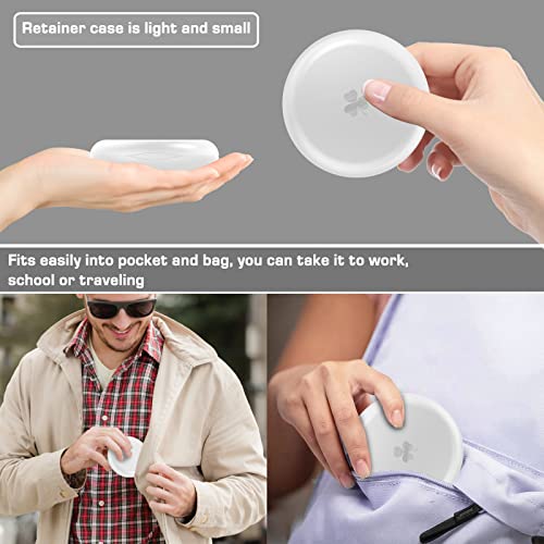BVN 2 Pcs Retainer Case, Slim Braces Case, Denture Case, Mouth Guard Case, Teeth Aligner Case BVN uk supplements
