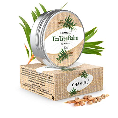 TEA TREE OIL BALM -100% All Natural | Great Cream for Soothing Irritations like Eczema Chamuel uk supplements