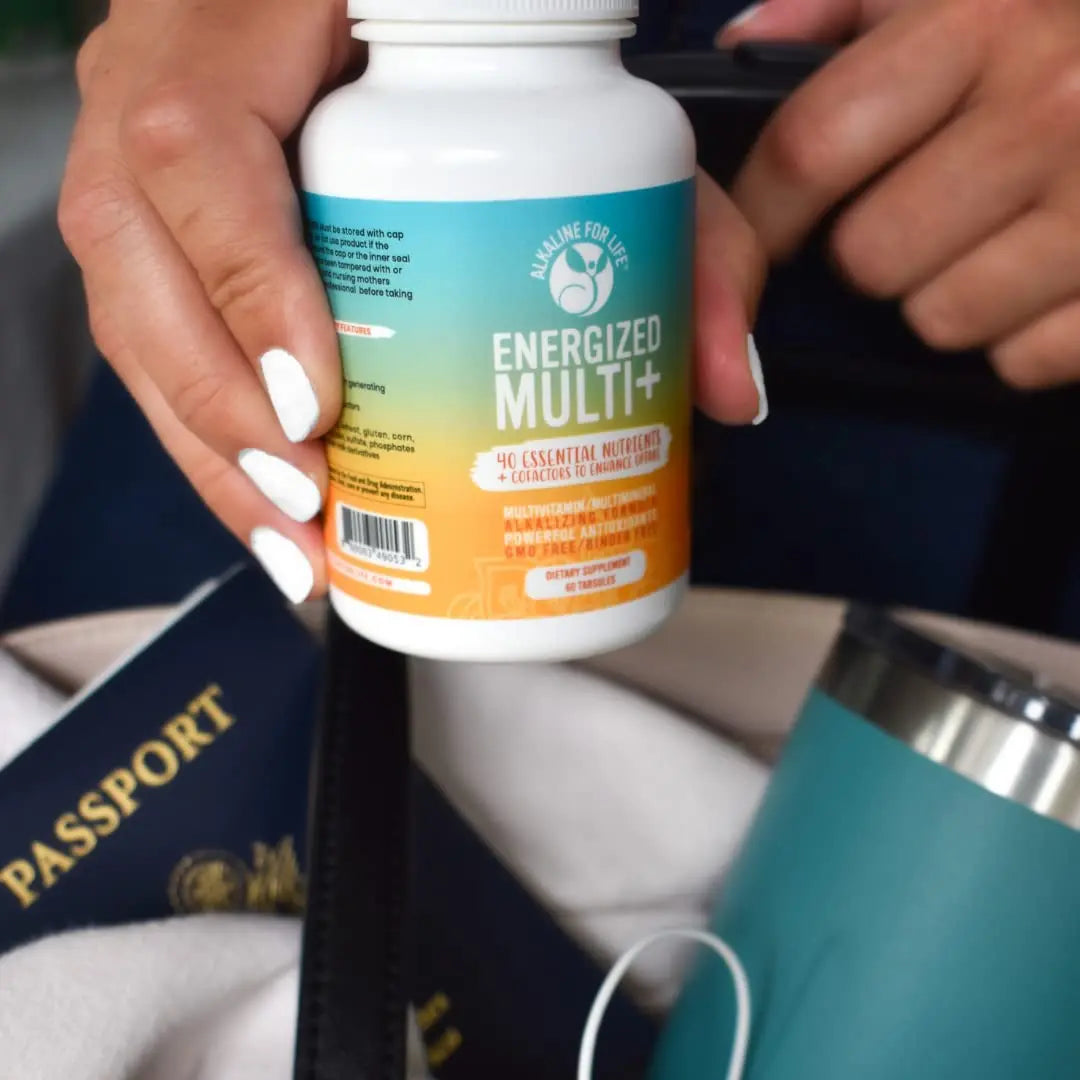 Energized Multi - Potent Multivitamin with 40 Fully Bioavailable Nutrients B Complex Vitamins, Vitamin D, Vitamin C, Vitamin K, Zinc, Quercetin Alkaline for Life uk supplements