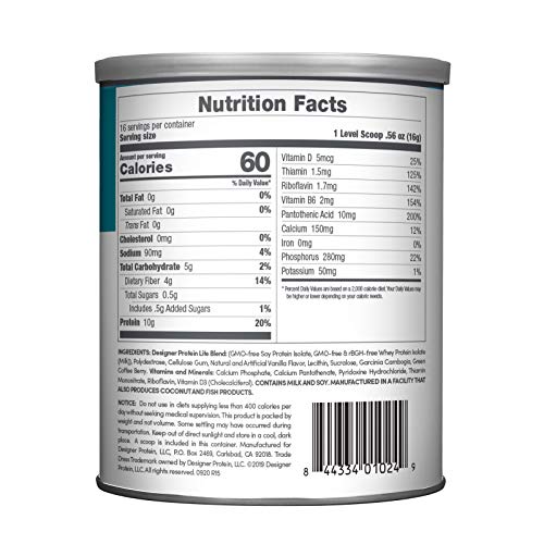 Designer Wellness, Designer Lite, Low Calorie Natural Protein, Prebiotic Fiber, Key Vitamins Designer Protein uk supplements