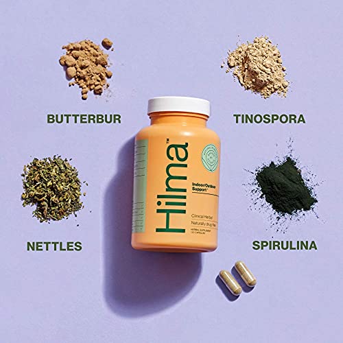 Hilma Natural Sinus Support - All Day Allergy Relief from Pollen and Dust with Butterbur Hilma uk supplements