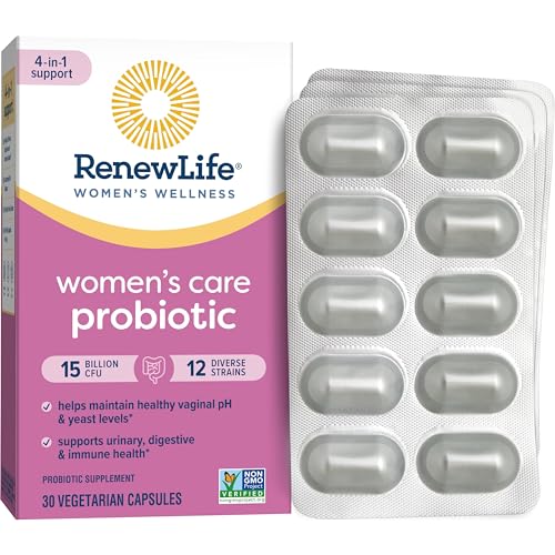 Renew Life Women's Probiotic Capsules, Supports pH Balance for Women, Vaginal, Urinary Renew Life uk supplements