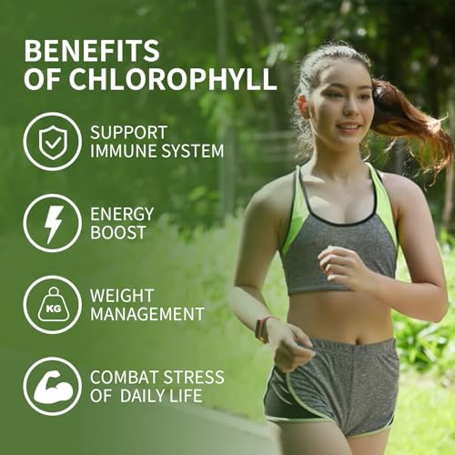 Organic Chlorophyll Gummies with Ashwagandha, Black Seed Oil, Apple Cider Vinegar Sijigood uk supplements