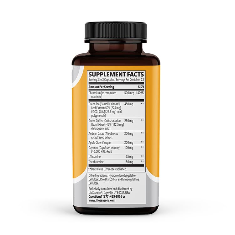 LifeSeasons - Metabolism - Weight Control Support & Energy Boosting Supplement LifeSeasons uk supplements