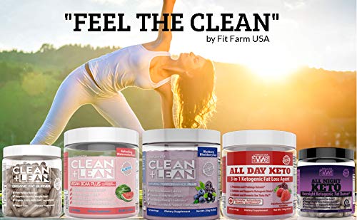Clean+Lean-Organic Fat Burner by FitFarm USA - Worlds First Organic Fat Burner Supports FIT FARM USA uk supplements