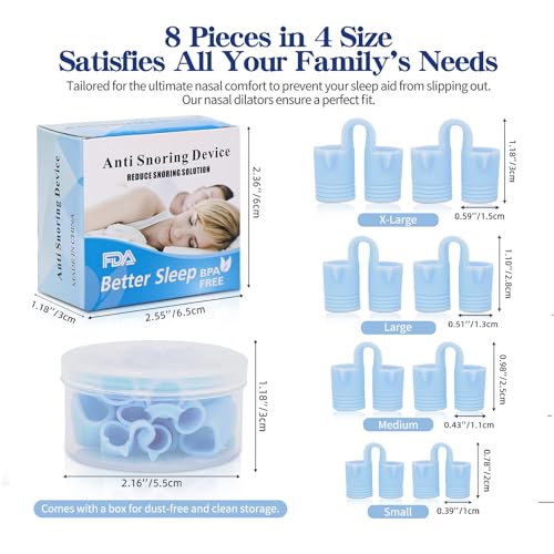 Anti Snoring Devices: Nose Dilator-Expert-Recommended 8-Piece Set Miniguysa uk supplements