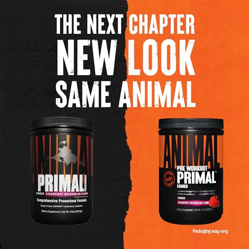 Animal Primal Muscle Hydration + Preworkout Powder – Contains Beta Alanine, 3DPump Animal uk supplements