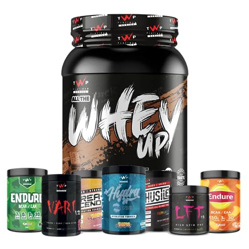 TWP Nutrition Platinum Series All The Whey Up Protein Powder Shake, 23g Whey Protein, Low Fat TWP uk supplements
