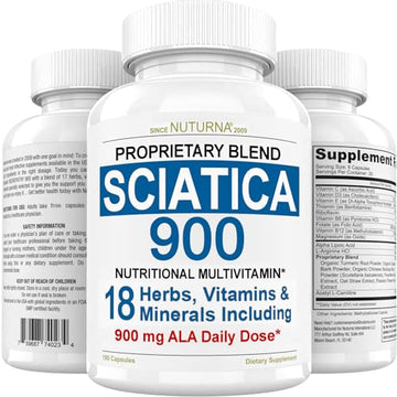 Sciatica Supplement with 900 mg Alpha Lipoic Acid - Sciatic Nerve Support Nuturna uk supplements