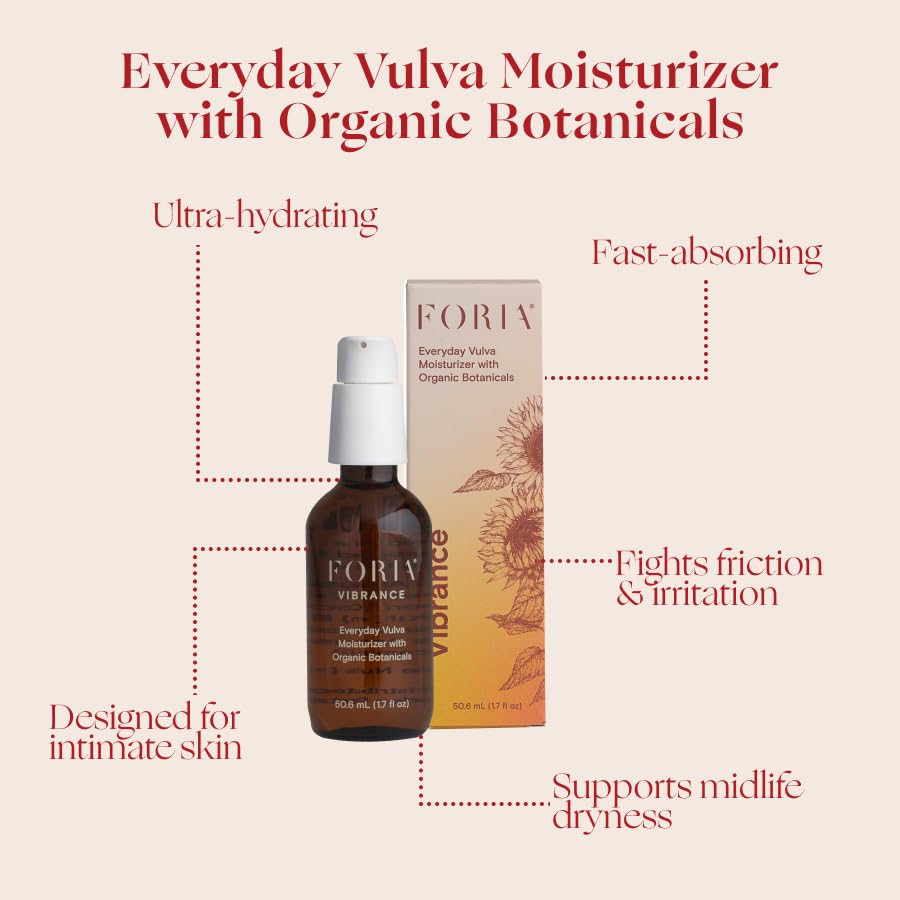 FORIA Everyday Vulva Moisturizer | Organic, All-Natural Fragrance-Free Intimate Skincare FORIA uk supplements