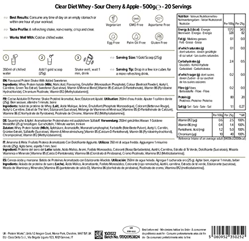 Protein Works - Clear Diet Whey Protein Isolate Powder | Refreshing High Protein Drink THE PROTEIN WORKS uk supplements
