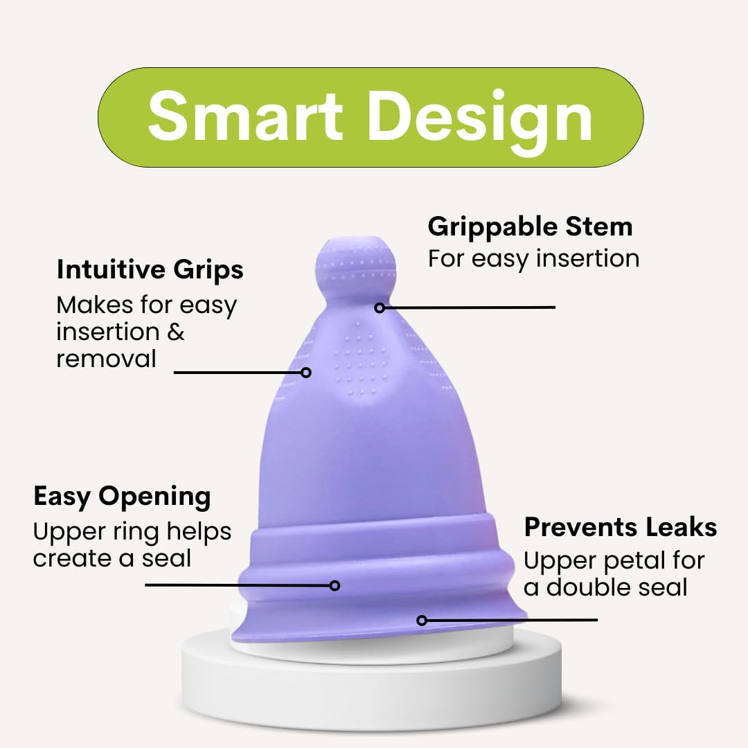 Bfree Menstrual Cup - Reusable Period Cup Leak-Free Eco-Friendly Tampon/Pad Alternative Bfree Cup uk supplements