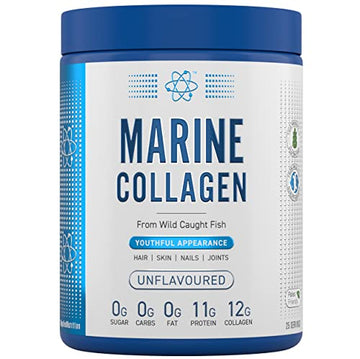 Applied Nutrition Marine Hydrolysed Collagen Powder from Wild Salmon - Protein for Health, Skin, Hair, Nails, Bones, Muscle & Joints Applied Nutrition uk supplements