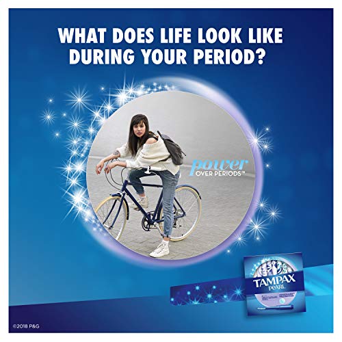 Tampax Pearl Plastic Tampons, Light Absorbency, Unscented, 36 Count (Pack of 2) (72 Total Count) Procter & Gamble uk supplements
