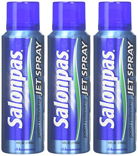 Salonpas Pain Relieving Jet Spray 4 oz (Pack of 3) Salonpas uk supplements