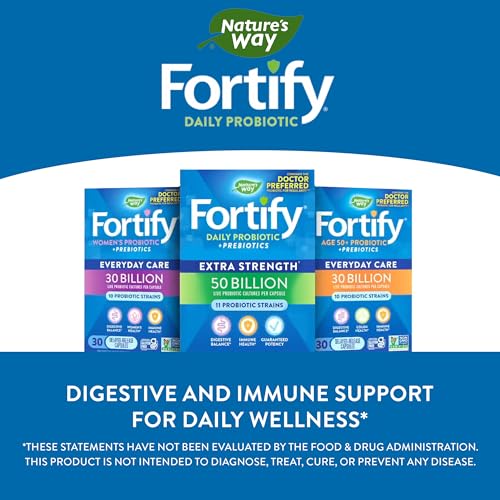 Nature's Way Fortify Probiotics for Women + Prebiotic, Digestive*, Immune*, and Vaginal Nature's Way uk supplements