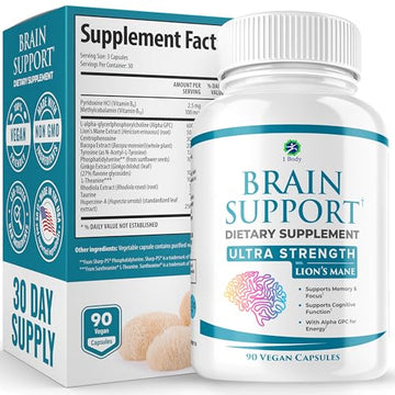 1 Body Brain Supplements for Memory and Focus - Support Healthy Brain 1 Body uk supplements