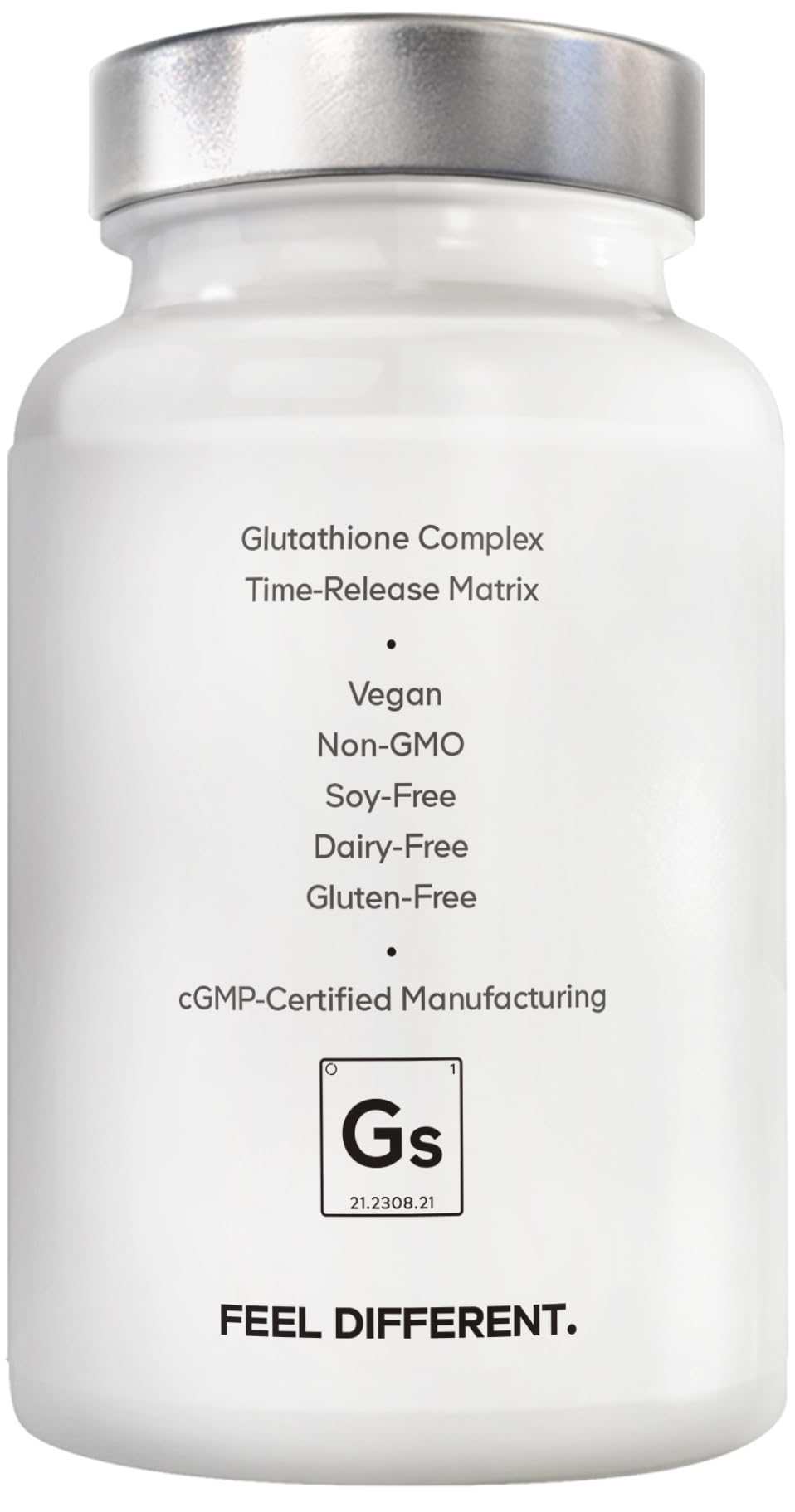 Amen Glutathione-SR+ Advanced Sustained-Release Supplement - 2-Month Supply - Reduced L-Glutathione - Galactomannans Fenugreek Seed - Time-Reduced Matrix - Non-GMO - 60 Capsules Amen uk supplements